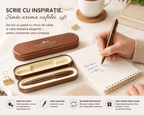 Submarine Pix Pix metalic arămiu cu inel striat și pastă parfumată cu cafea