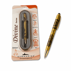 JurnaleVintage Set stilou Set pix metalic Soare și Yoghin cu cutie metalică - Cadou special