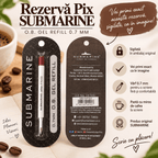 Submarine Rezervă pix Rezervă Pix Submarine Coffee O.B. Gel 0.7 mm cu Miros de Cafea