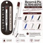 Submarine Rezervă pix Rezervă Pix Submarine Coffee O.B. Gel 0.7 mm cu Miros de Cafea