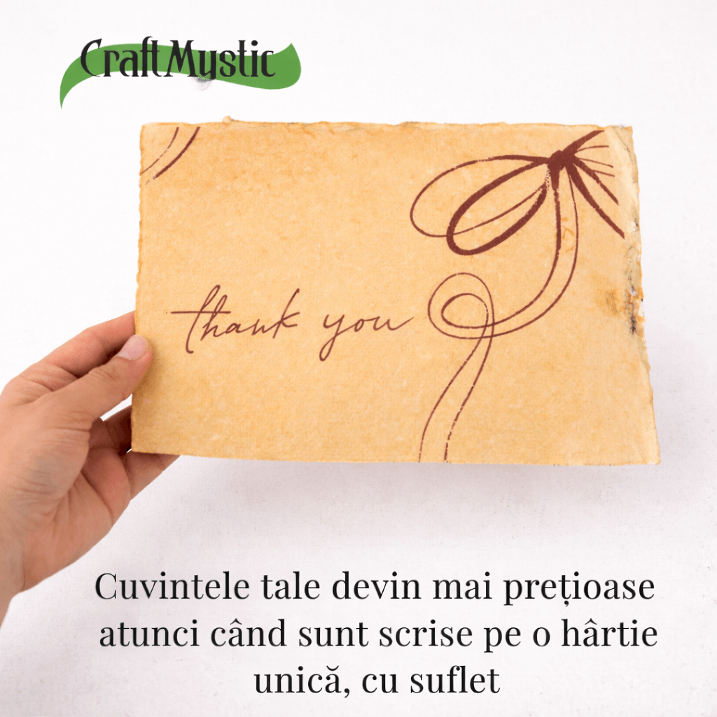 Hartie bumbac galben — pagini pentru caligrafie si arta