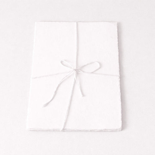 Hartie bumbac alb 22x29.5 cm — set 5 bucati vedere ansamblu