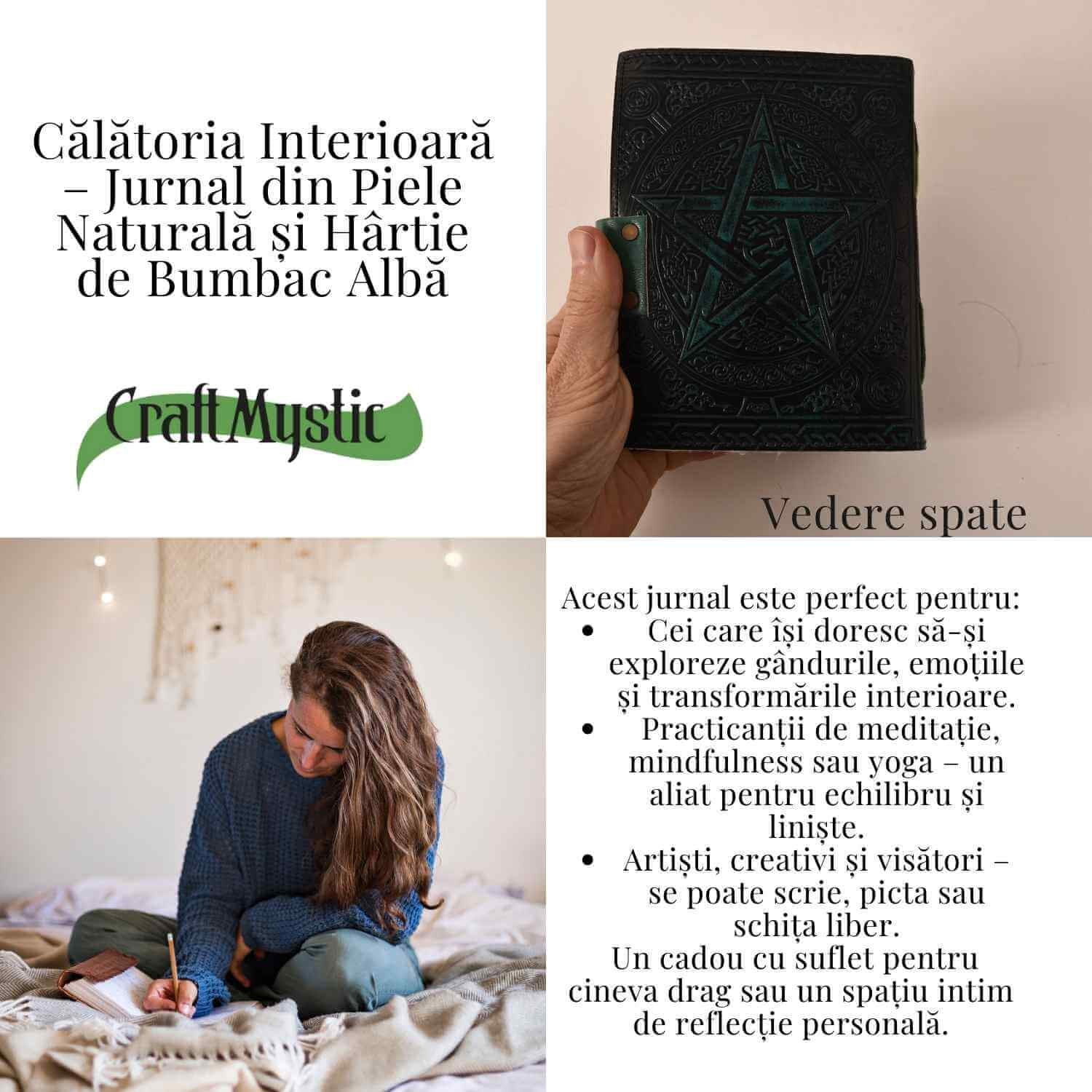Vedere laterala — inchidere jurnal piele