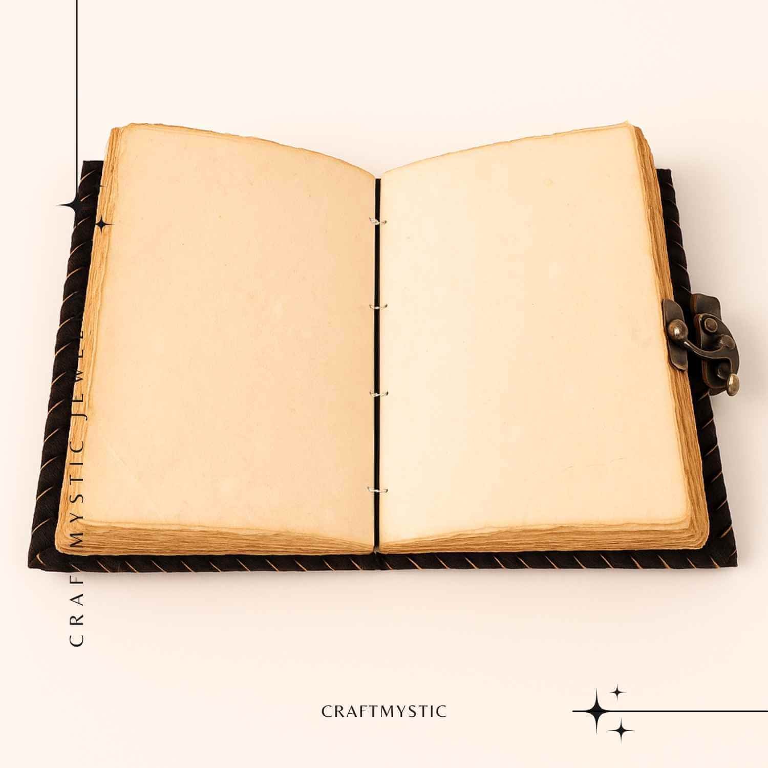 Vedere laterala — inchidere jurnal piele