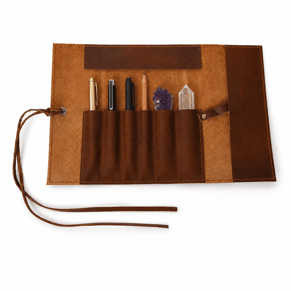 JurnaleVintage Organizator Organizator Multifunctional din Piele Naturala - Eleganta, Ordine si Protectie pentru Accesoriile Tale