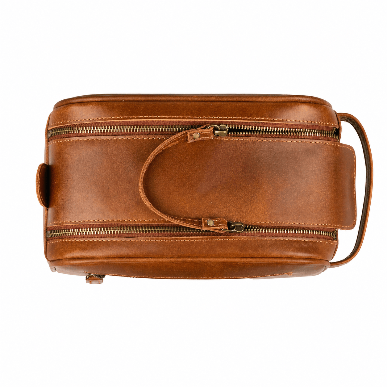 CraftMystic Geanta Geanta Barbateasca din Piele Naturala - Organizare Premium si Eleganta Zilnica