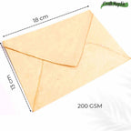 JurnaleVintage Plic Plic din hartie vintage de bumbac 13x18 cm - Eleganta si rafinament