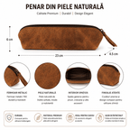 CraftMystic Penar Penar din Piele Naturala - Organizare Eleganta si Durabilitate Zilnica