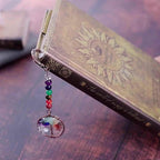 JurnaleVintage Semn de carte Semn de Carte Arborele Vieții cu 7 Chakre și Ametist - cadou spiritual