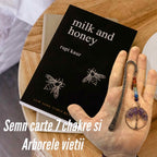 JurnaleVintage Semn de carte Semn de Carte Arborele Vieții cu 7 Chakre și Ametist - cadou spiritual