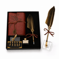 CraftMystic Set caligrafie Set Stilou cu Penita si Pana in Cutie Cadou - Eleganta Vintage si Inspiratie pentru Scris