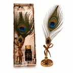 CraftMystic Set caligrafie Set Stilou cu Penita si Pana in Cutie Cadou - Eleganta Vintage si Inspiratie Creativa