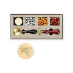 JurnaleVintage Stampila ceara Stampila Ceara Set Cadou - Thank You - Stamp Vintage cu Cap Interschimbabil